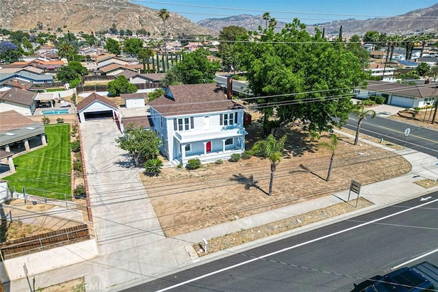 12887 Mount Vernon Ave, Grand Terrace, CA 92313 - aerial perspective of suburban area with a mountainous background