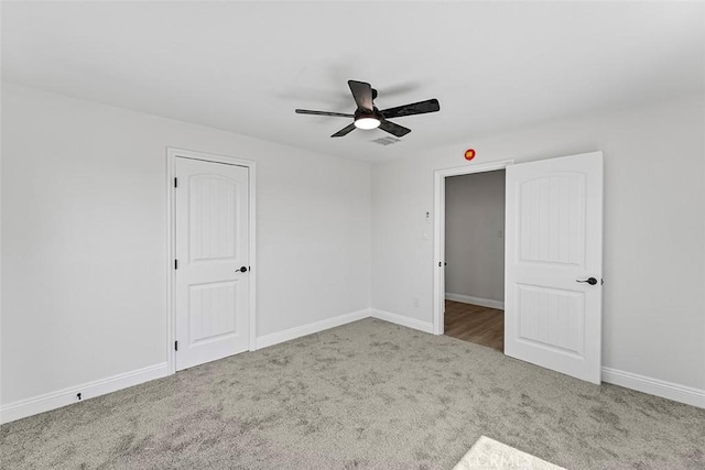 12887 Mount Vernon Ave, Grand Terrace, CA 92313 - unfurnished bedroom featuring carpet floors and ceiling fan