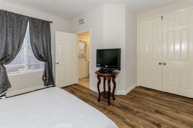 24736 Wooded Vis, West Hills, CA 91307 - bedroom featuring wood finished floors and a closet