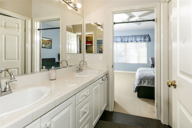 24736 Wooded Vis, West Hills, CA 91307 - ensuite bathroom with double vanity