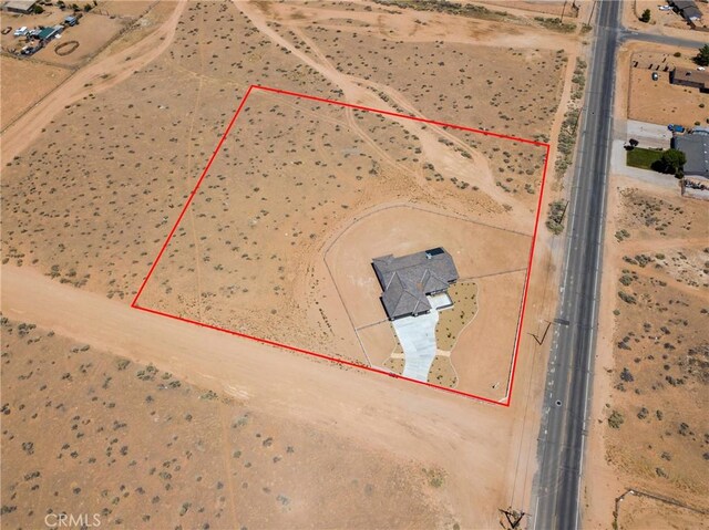 15323 Turquoise Rd, Apple Valley, CA 92307 - map / location with property parcel outlined