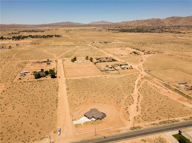 15323 Turquoise Rd, Apple Valley, CA 92307 - overview of rural landscape with a desert landscape and a mountain backdrop