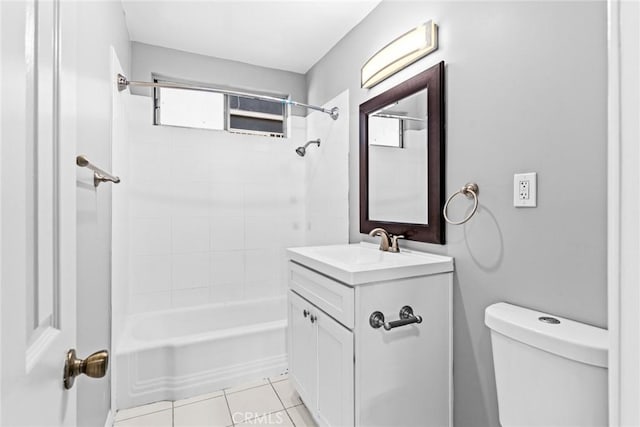 1106 Pacific Ave, Long Beach, CA 90813 - full bath with vanity, shower / bathtub combination, and tile patterned flooring