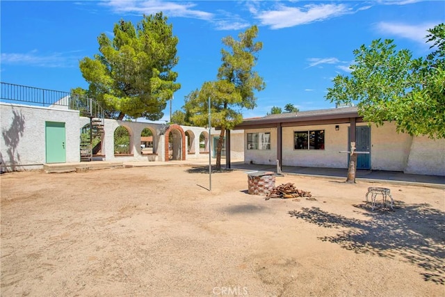 7165 Lyons Ave, Hesperia, CA 92345 - view of front of home featuring stucco siding