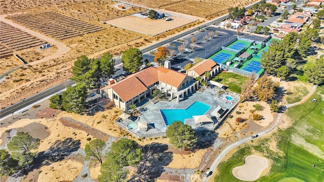 15037 Wildflower Ln, Helendale, CA 92342 - aerial view of a pool area