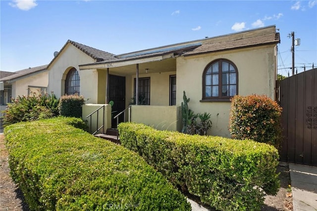 1636 W 70th St, Los Angeles, CA 90047 - view of front of house with stucco siding