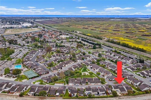 5081 Blackpool Rd, Westminster, CA 92683 - aerial view of property and surrounding area with nearby suburban area