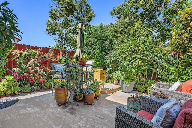 247 Currant Way, Oceanside, CA 92057 - fenced backyard featuring a patio area