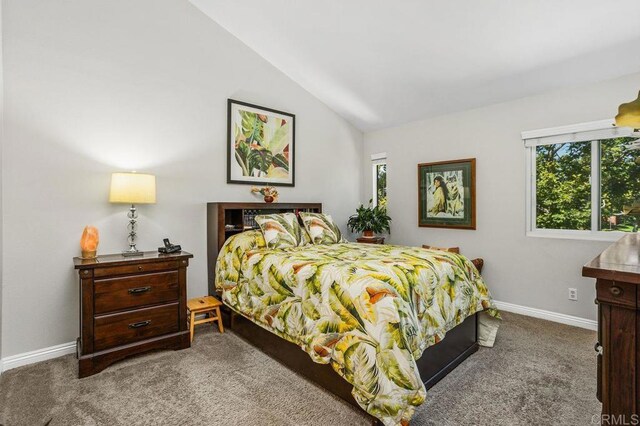 247 Currant Way, Oceanside, CA 92057 - bedroom with carpet floors and vaulted ceiling