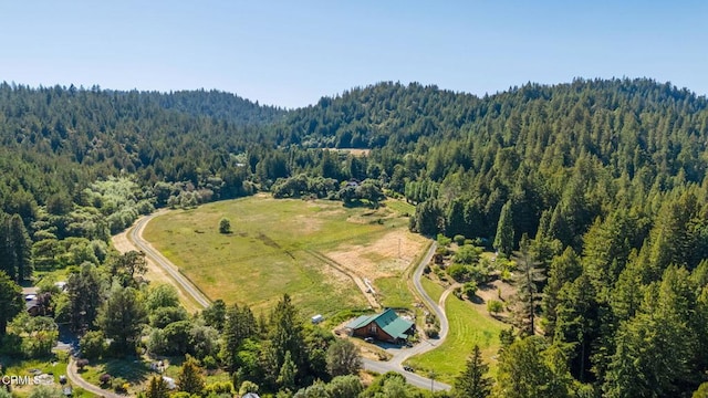 7950 Flynn Creek Rd, Comptche, CA 95427 - aerial view of a forest