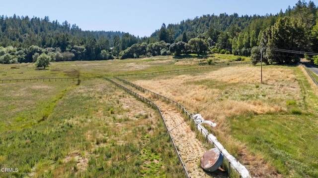 7950 Flynn Creek Rd, Comptche, CA 95427 - overview of rural landscape featuring a heavily wooded area