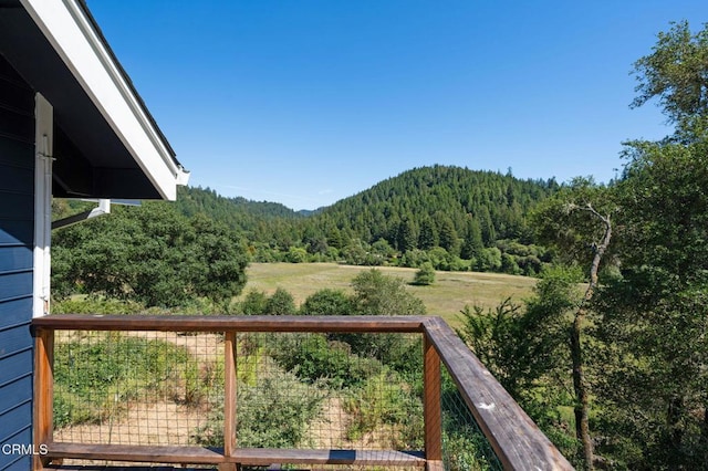 7950 Flynn Creek Rd, Comptche, CA 95427 - mountain view featuring a forest