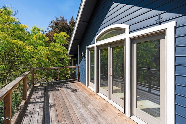 7950 Flynn Creek Rd, Comptche, CA 95427 - deck featuring french doors