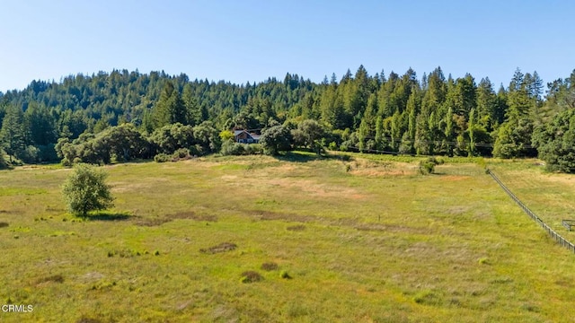 7950 Flynn Creek Rd, Comptche, CA 95427 - overview of rural landscape with a forest