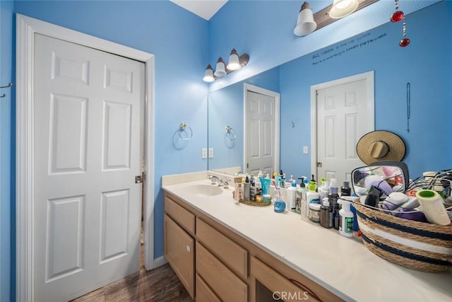 1681 Ocean St, Oceano, CA 93445 - bathroom featuring wood finished floors and vanity