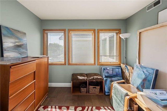 24 Spicewood Way, Irvine, CA 92612 - sitting room with dark wood-style floors and baseboards