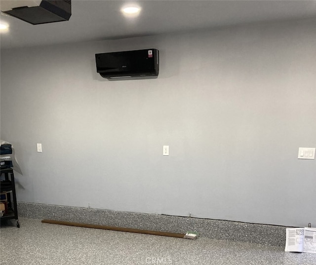 24 Spicewood Way, Irvine, CA 92612 - below grade area featuring an AC wall unit and recessed lighting