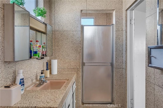 9513 Rex Rd, Pico Rivera, CA 90660 - kitchen with a sink and tile walls
