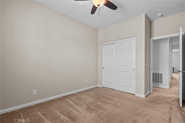 2894 E Via Fiano, Ontario, CA 91764 - unfurnished bedroom with carpet floors, a closet, and ceiling fan