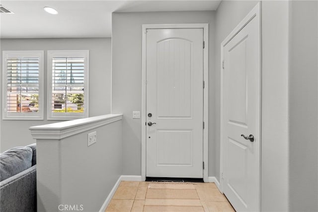 2894 E Via Fiano, Ontario, CA 91764 - entryway featuring recessed lighting and light tile patterned floors