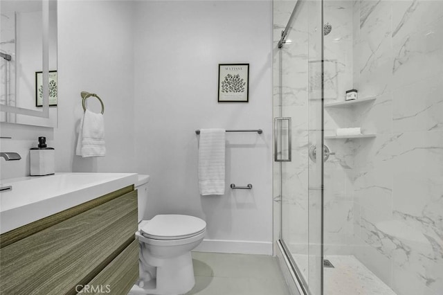 569 Lewis Ave, San Leandro, CA 94577 - full bath with vanity and a marble finish shower