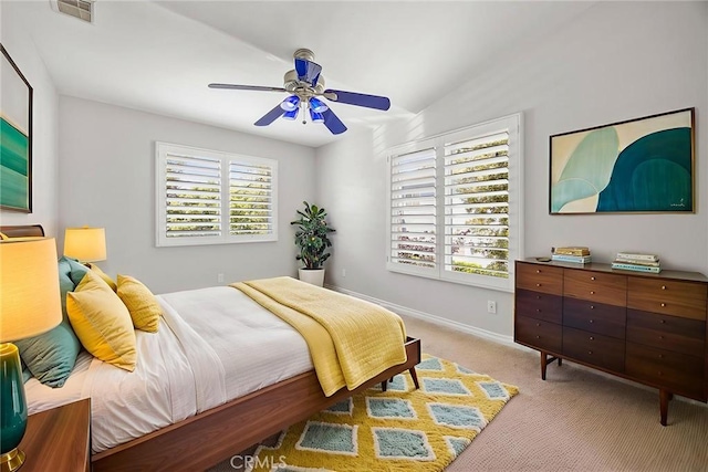 5210 Avenida De Kristine, Yorba Linda, CA 92887 - carpeted bedroom featuring baseboards and a ceiling fan