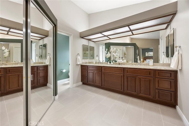 5210 Avenida De Kristine, Yorba Linda, CA 92887 - bathroom featuring vanity and baseboards