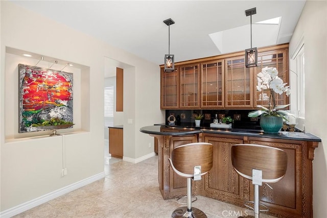 5210 Avenida De Kristine, Yorba Linda, CA 92887 - indoor bar featuring pendant lighting and light tile patterned flooring