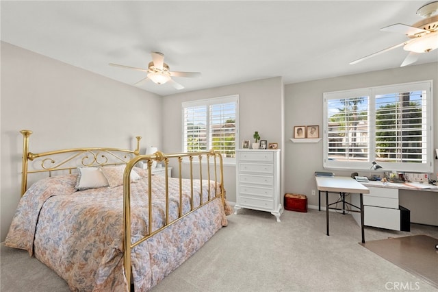 33818 Channel St, Temecula, CA 92592 - bedroom with carpet floors and a ceiling fan