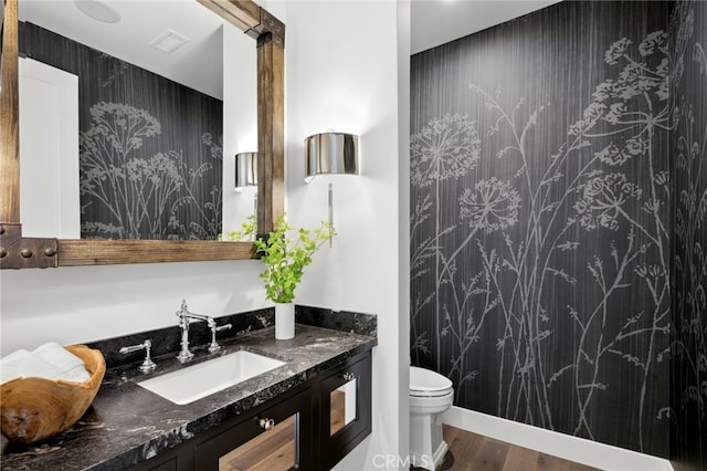 1456 Key Vw, Corona Del Mar, CA 92625 - bathroom featuring wood finished floors and vanity