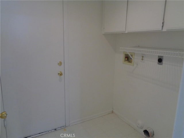 2425 Dixie St, Rosamond, CA 93560 - laundry area with hookup for an electric dryer, hookup for a gas dryer, cabinet space, and washer hookup