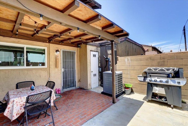 990 E Main St Unit A, El Cajon, CA 92021 - view of patio with grilling area and outdoor dining space