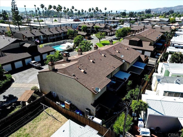 990 E Main St Unit A, El Cajon, CA 92021 - aerial perspective of suburban area with a pool