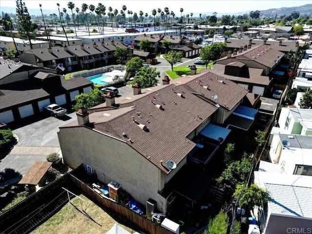 990 E Main St Unit A, El Cajon, CA 92021 - aerial view of residential area with a pool