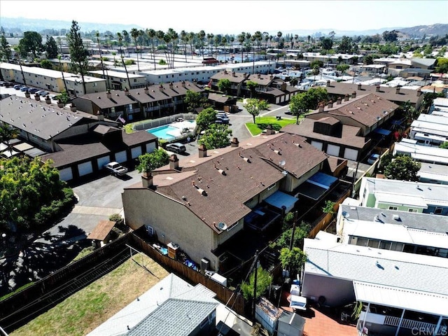 990 E Main St Unit A, El Cajon, CA 92021 - aerial perspective of suburban area featuring a pool