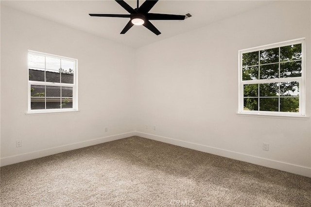 255 Sparrow Ct, Red Bluff, CA 96080 - unfurnished room with carpet, healthy amount of natural light, and a ceiling fan