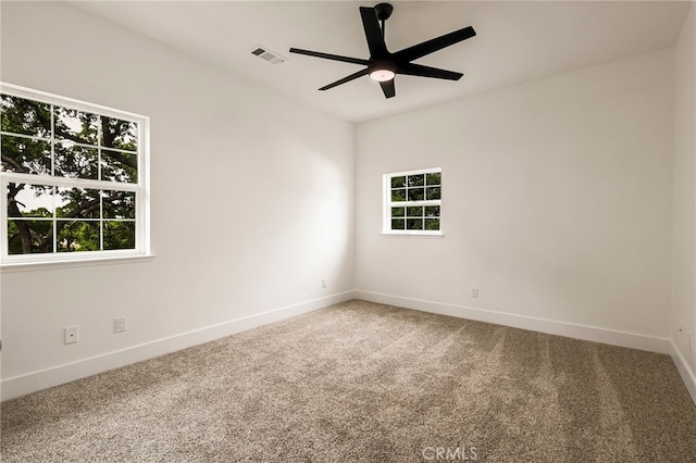 255 Sparrow Ct, Red Bluff, CA 96080 - unfurnished room featuring ceiling fan and carpet flooring
