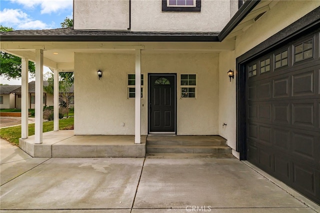 255 Sparrow Ct, Red Bluff, CA 96080 - doorway to property with stucco siding and a porch