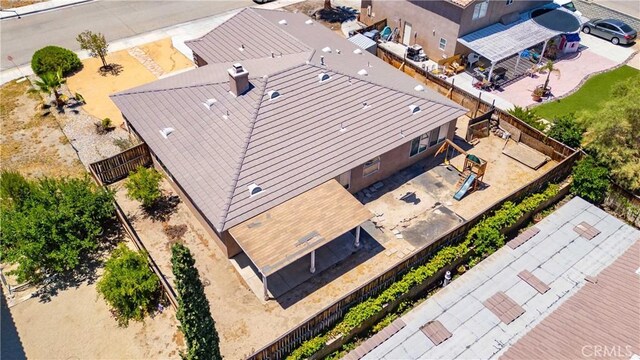5715 Malaga Ct, Palmdale, CA 93552 - view from above of property