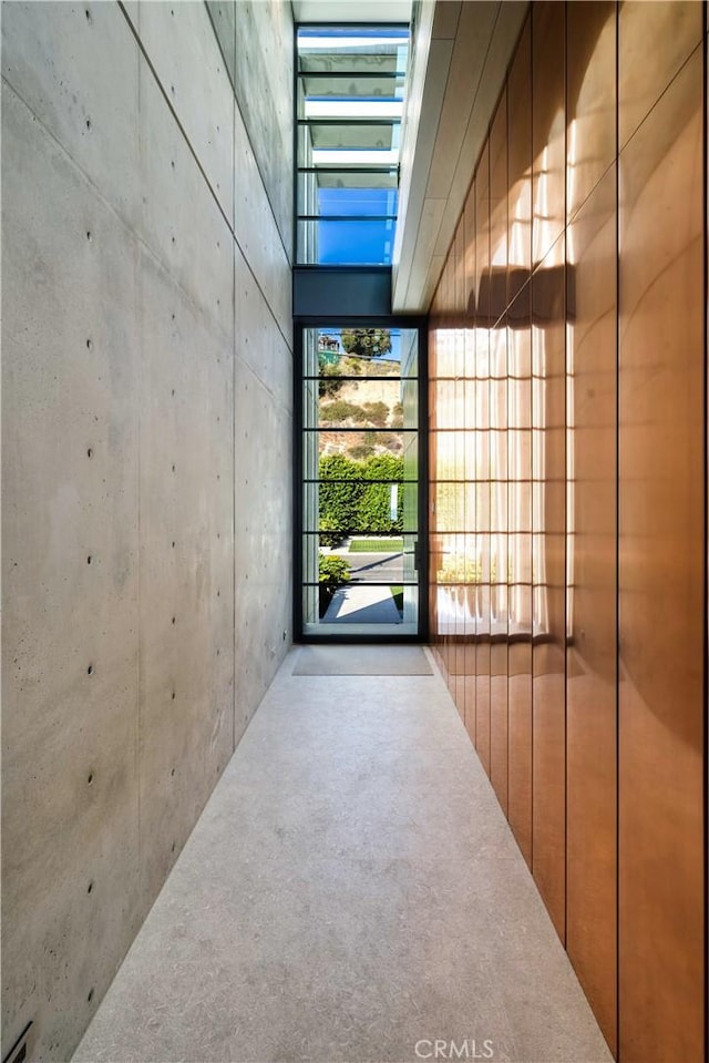35411 Beach Rd, Dana Point, CA 92624 - hallway featuring a high ceiling