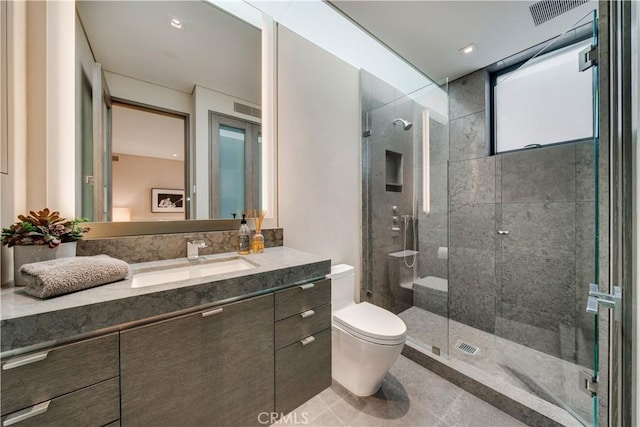 35411 Beach Rd, Dana Point, CA 92624 - bathroom featuring a stall shower and vanity