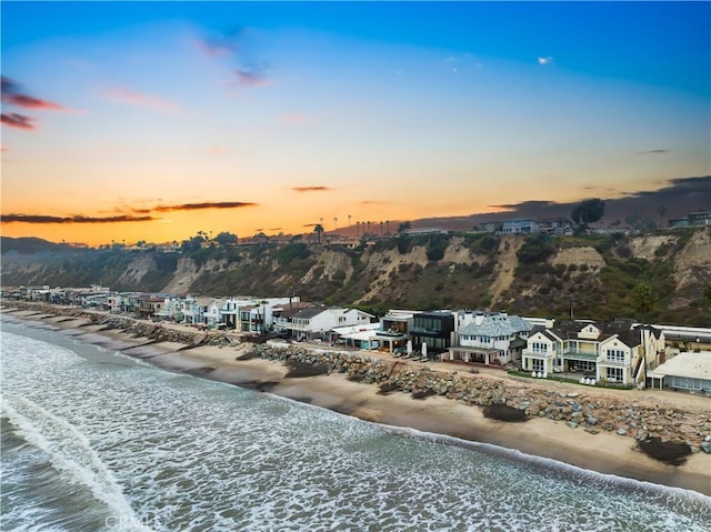 35411 Beach Rd, Dana Point, CA 92624 - drone / aerial view of waterfront with a beach