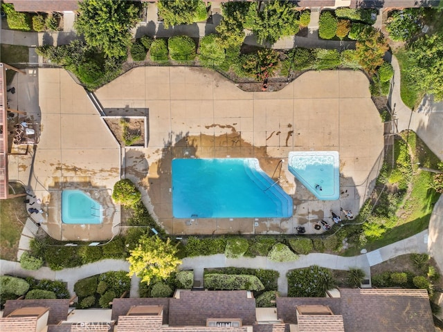 8718 Willis Ave Unit 34, Panorama City, CA 91402 - aerial view of a pool area