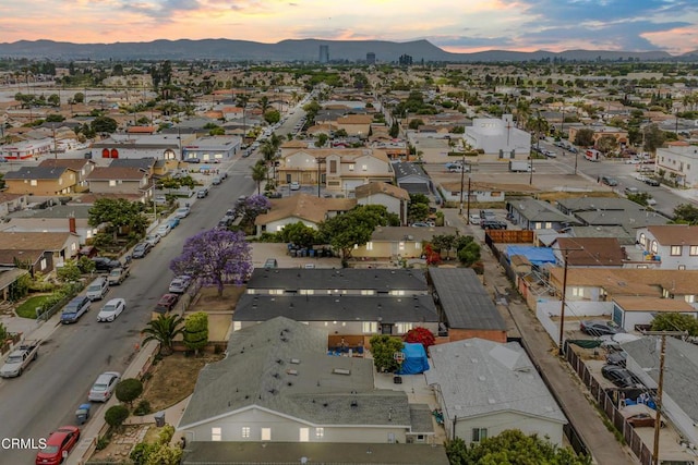 136 N Garfield Ave, Oxnard, CA 93030 - aerial view at dusk of a mountain view and a residential view