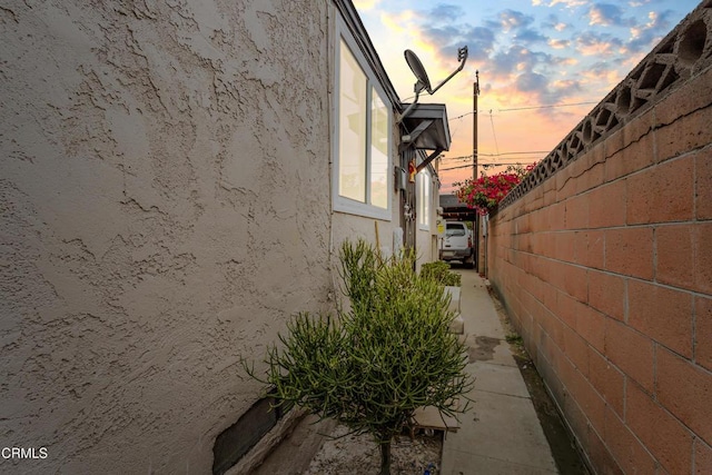 136 N Garfield Ave, Oxnard, CA 93030 - property exterior at dusk with stucco siding