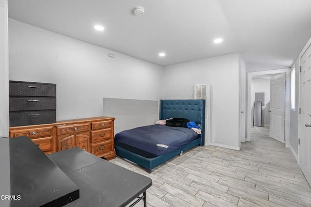 136 N Garfield Ave, Oxnard, CA 93030 - bedroom with light wood finished floors and recessed lighting
