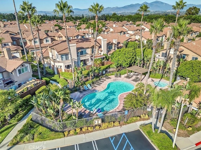 37 Conch Reef, Aliso Viejo, CA 92656 - aerial view of residential area with a mountain backdrop