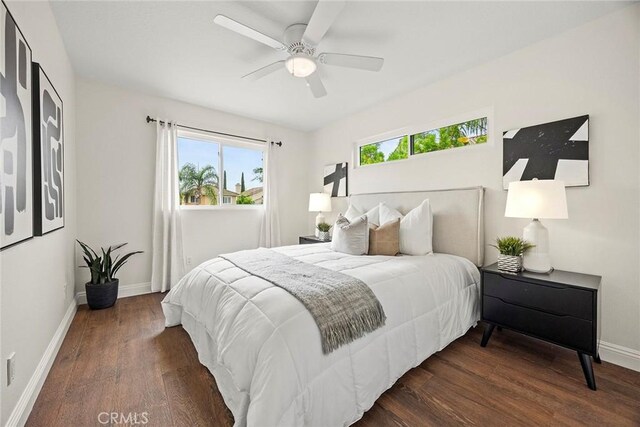 28245 Via Alfonse, Laguna Niguel, CA 92677 - bedroom featuring wood finished floors and a ceiling fan