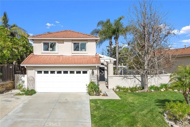 28245 Via Alfonse, Laguna Niguel, CA 92677 - mediterranean / spanish-style home featuring stucco siding, a tiled roof, driveway, and a garage