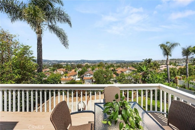 28245 Via Alfonse, Laguna Niguel, CA 92677 - wooden deck featuring a residential view